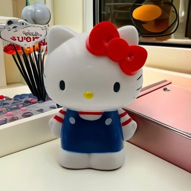 New Hello Kitty My Melody Anime Cartoon Pen Holder Makeup Brush Organizer Desktop Storage Decor Cute Girl Kawaii Collection Gift My Store