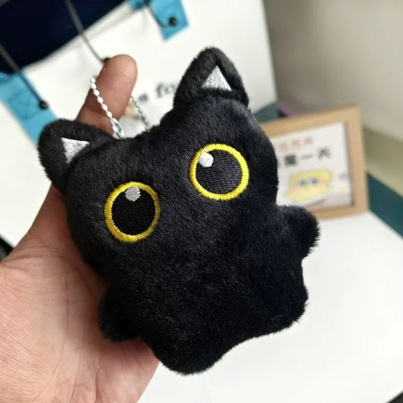 New Cute Black Cat plush toy Doll Small Pendant Cuddly Pillow Cushion Ins Black Cat Plush Toy Doll for Boy Girl Birthday Gifts My Store