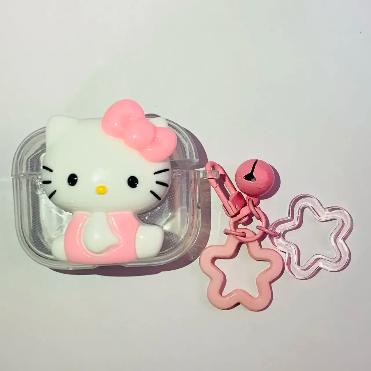 Kawaii Hello Kitty Case for AirPods 1 2 3 Pro, Anime Bluetooth Headset Soft Case for AirPods Pro2 My Store