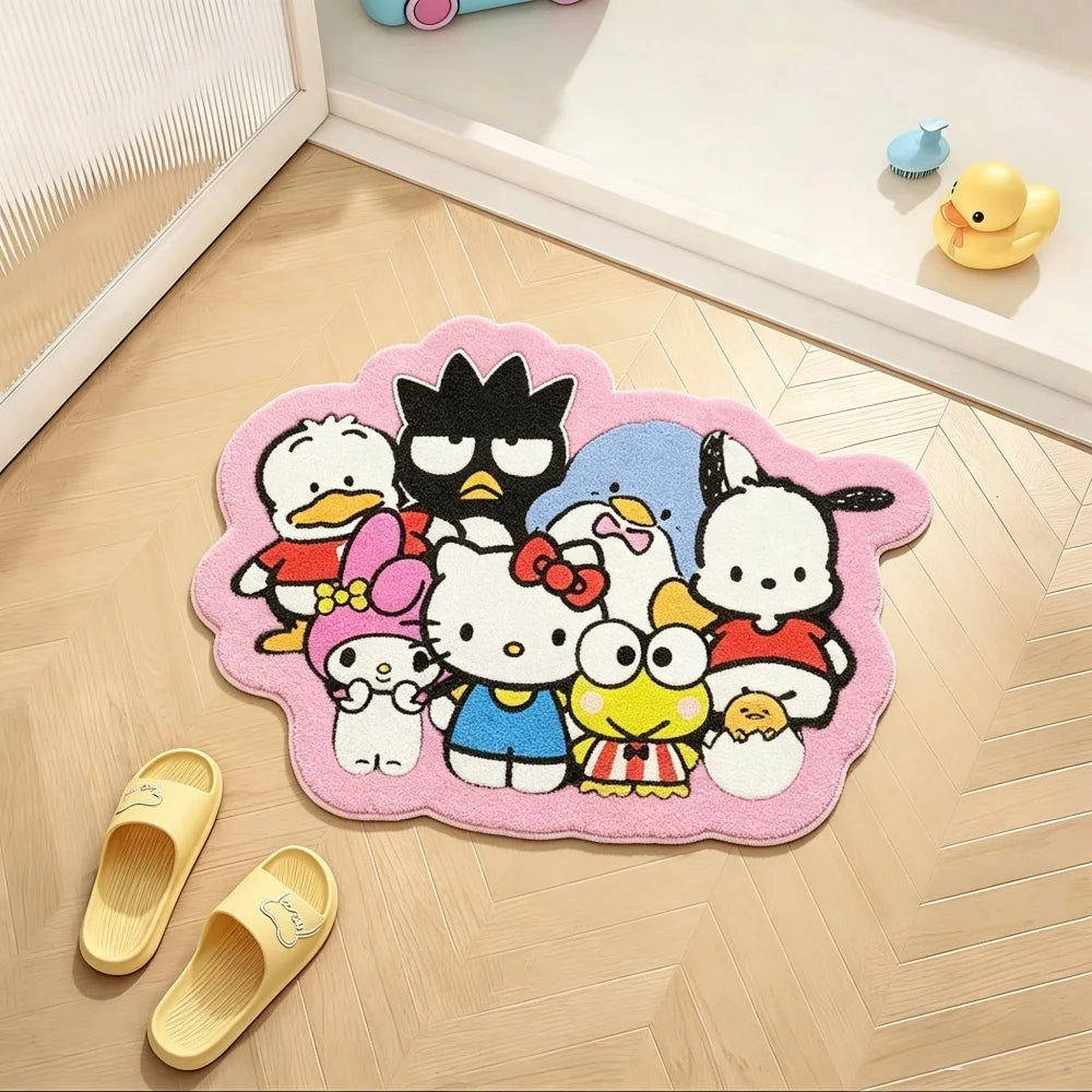 Hello Kitty Non-Slip Bathroom Mat, Absorbent Quick Dry Rug for Toilet Entrance Shower Room, Home Decor Gift for Girl My Store