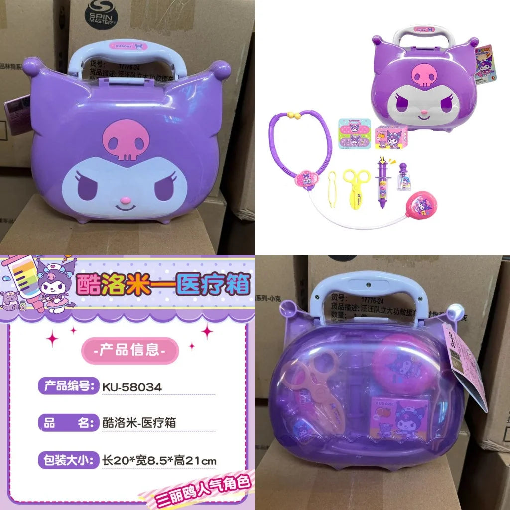 Sanrio Hello Kitty Small Appliances Refrigerator Oven Rice Cooker Girl Simulation Play House Toy Set Kawaii Child Birthday Gift My Store