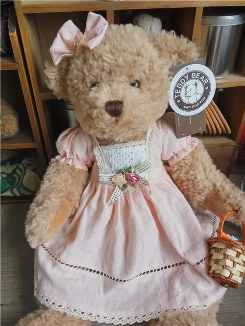 1pc 45cm cute Teddy Bear Plush Toys Stuffed Animal Doll Teddy Bear with clothes kidz children gifts girl christmas presents My Store