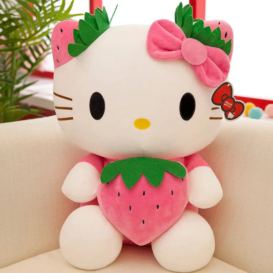 20-45cm Kawaii Hello Kitty Plush Toys Anime Kawaii Pillow Doll Stuffed Animal Children Plushies Decoration girls Birthday Gift My Store
