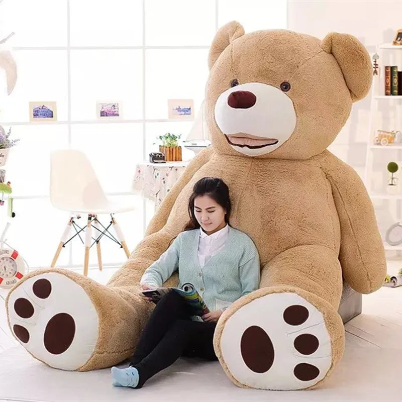 100-260cm Cheap unstuffed America Giant Bear Plush Toy Soft Bear Skin Birthday Valentine's Gifts For Girl Kid's Toy My Store