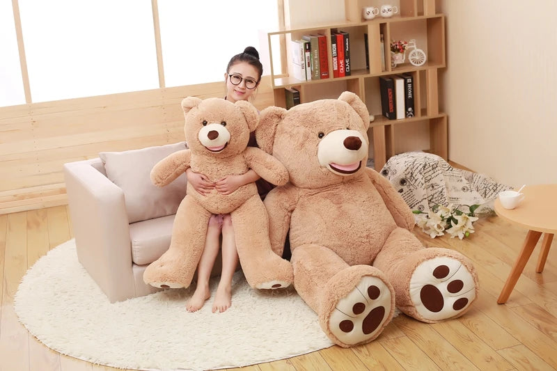 100-260cm Cheap unstuffed America Giant Bear Plush Toy Soft Bear Skin Birthday Valentine's Gifts For Girl Kid's Toy My Store