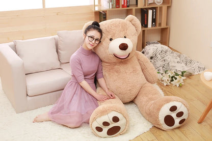 100-260cm Cheap unstuffed America Giant Bear Plush Toy Soft Bear Skin Birthday Valentine's Gifts For Girl Kid's Toy My Store