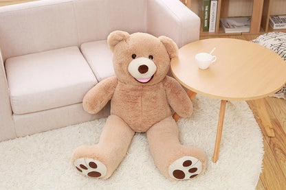 100-260cm Cheap unstuffed America Giant Bear Plush Toy Soft Bear Skin Birthday Valentine's Gifts For Girl Kid's Toy My Store