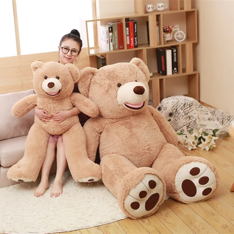 100-260cm Cheap unstuffed America Giant Bear Plush Toy Soft Bear Skin Birthday Valentine's Gifts For Girl Kid's Toy My Store