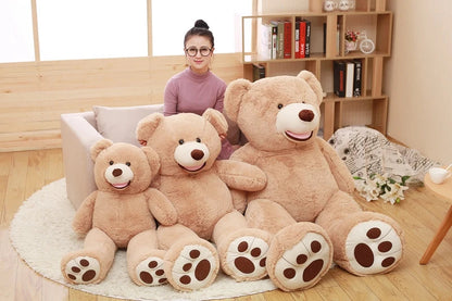 100-260cm Cheap unstuffed America Giant Bear Plush Toy Soft Bear Skin Birthday Valentine's Gifts For Girl Kid's Toy My Store
