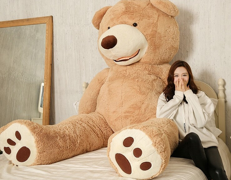 100cm-200cm America Giant Teddy Bear Plush Toys Soft Teddy Bear Skin Popular Birthday & Valentine's Gifts For Girls Kid's Toy My Store