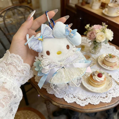 Hello Kitty cosplay butterfly fairy series cartoon plush doll keychain PP cotton stuffed doll kawaii pendant decoration gift My Store