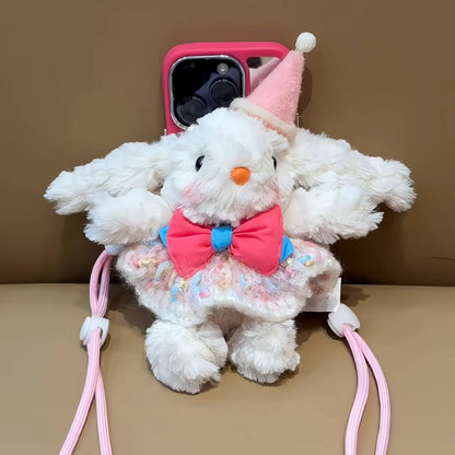 Cartoon Hello Kitty Leopard Print Series Plush Doll Pendant PP Cotton Stuffed Doll Kawaii Keychain Cute Accessories Holiday Gift My Store