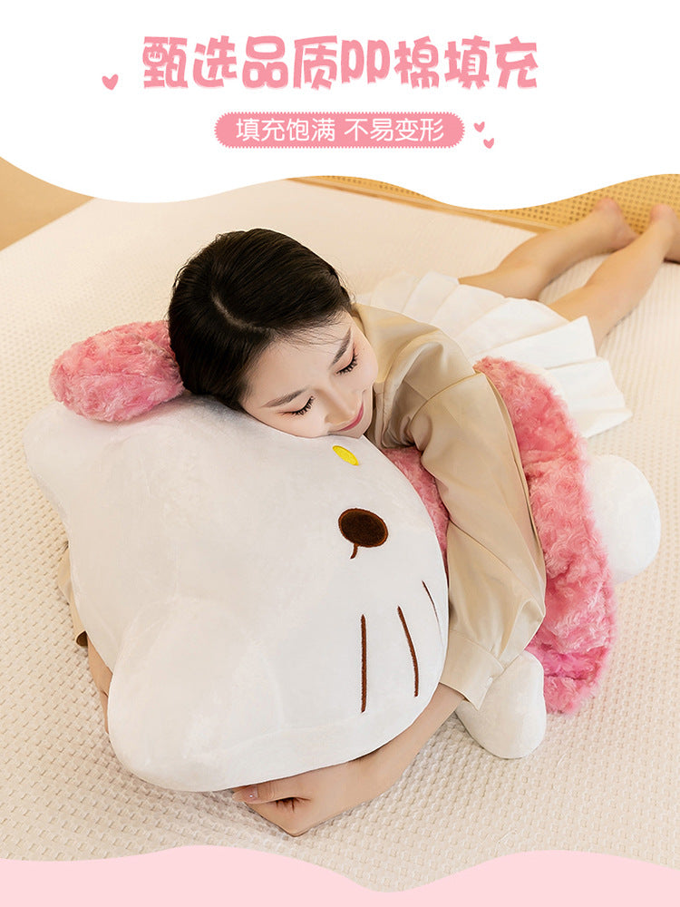 60CM Anime Sanrio Hello Kitty My Melody Rose Series Cartoon Plush Doll PP Cotton Filled Pillow Kawaii Sofa Ornament Holiday Gift My Store