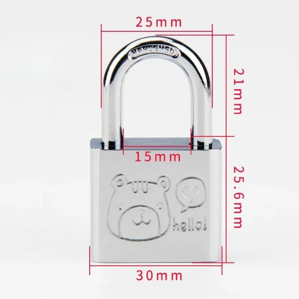 Hello Kitty Lock Cute Cartoon Student Dormitory Cabinet Door Metal Lock New Fashion Delicate Personality Safety Lock Gifts My Store
