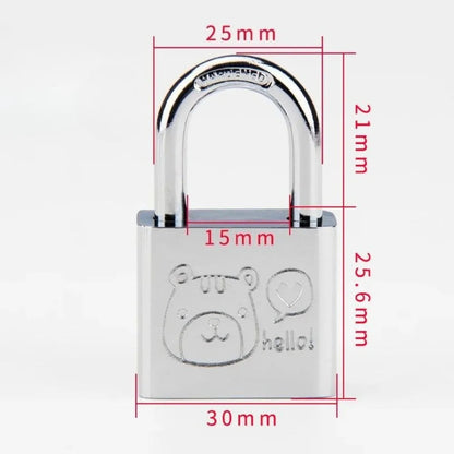 Hello Kitty Lock Cute Cartoon Student Dormitory Cabinet Door Metal Lock New Fashion Delicate Personality Safety Lock Gifts My Store
