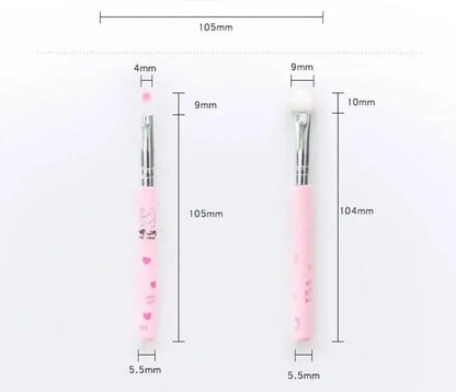 7Pcs Hello Kitty Makeup Brush Set Cute Cartoon Beauty Tools Eyeshadow Blush Eyebrow Brush Kit Girl Gifts My Store