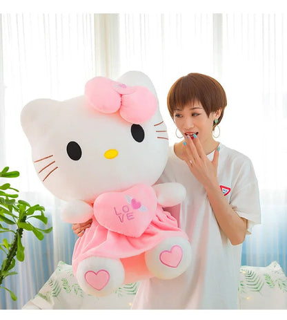 23-30cm Hello Kitty Plush Stuffed Toys Cute Anime Cartoon Soft Pillow Doll For Children Birthday Xmas Gifts My Store