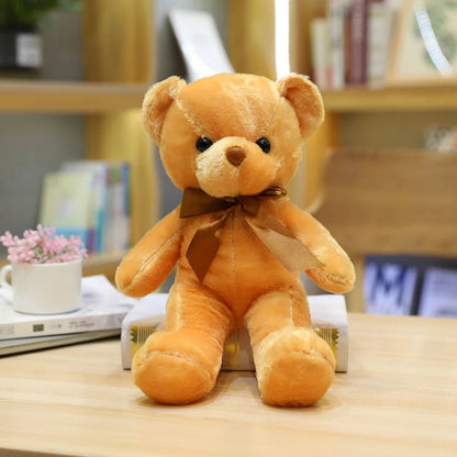 30cm 16 Styles Bear Plush Toy Soft Stuffed Animal Doll Small Pink Gray White Teddy Bear Doll Lovely Birthday Gifts For Girl Boy My Store