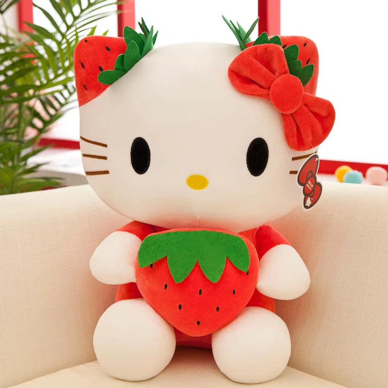 20-45cm Kawaii Hello Kitty Plush Toys Anime Kawaii Pillow Doll Stuffed Animal Children Plushies Decoration girls Birthday Gift My Store