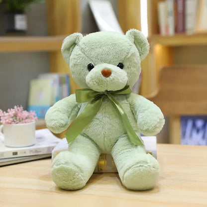 30cm 16 Styles Bear Plush Toy Soft Stuffed Animal Doll Small Pink Gray White Teddy Bear Doll Lovely Birthday Gifts For Girl Boy My Store