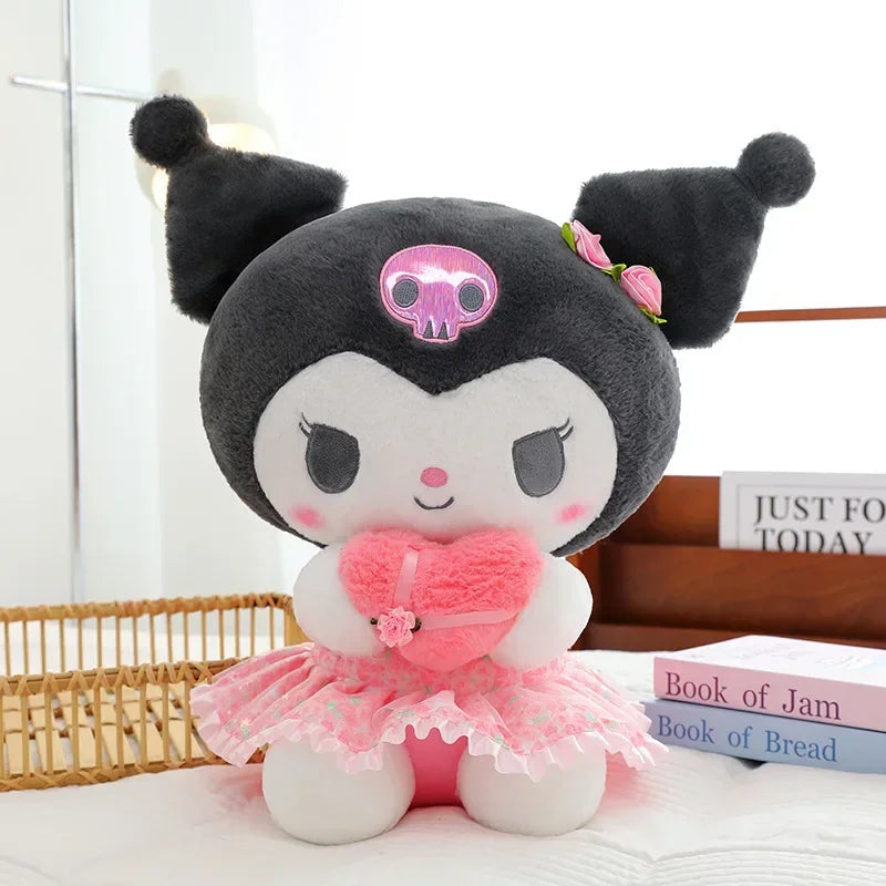 60cm Sanrio Kuromi Melody Hello Kitty Plush Toy Kawaii Cartoon Big Size KT Cat Plush Doll Soft Stuffed Pillow Kids Birthday Gift My Store