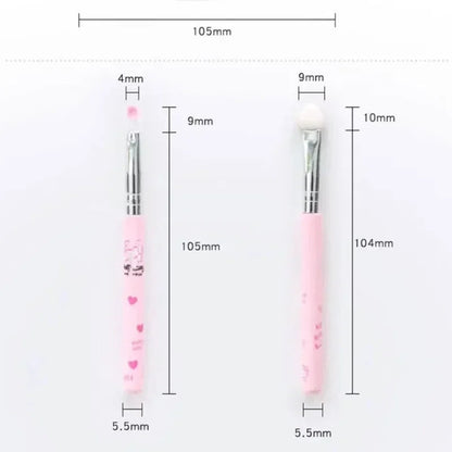 7Pcs Hello Kitty Makeup Brush Set Cute Cartoon Beauty Tools Eyeshadow Blush Eyebrow Brush Kit Girl Gifts My Store