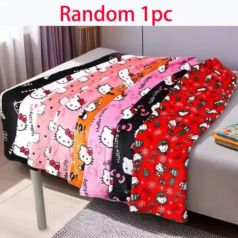 2026 New Hello Kitty Pajamas Pants Anime Women's Pajama Pants Cartoon Couple Home Sleepwear Trousers Leisure Home Clothing My Store