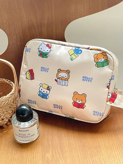 Kawaii Hello Kitty Handbag Cute Cartoon Wallet Student Stationery Girl Toilet Waterproof Storage Bag Women Accessories Wholesale My Store