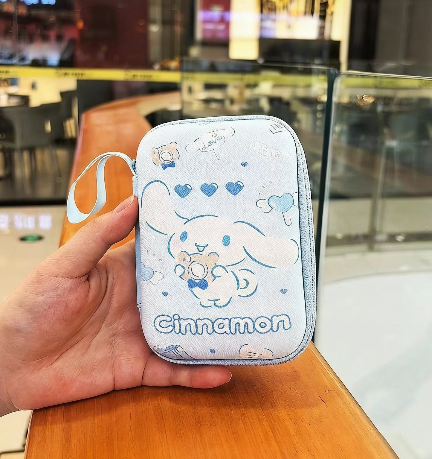 Cartoon Sanrio Data Cable Headphone portable hard drive Storage Bag Charger Protective Case coin purse Travel essentials gifts My Store