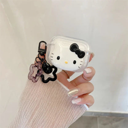 Kawaii Hello Kitty Case for AirPods 1 2 3 Pro, Anime Bluetooth Headset Soft Case for AirPods Pro2 My Store