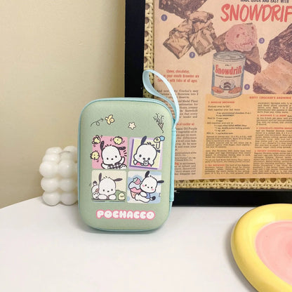 Cartoon Sanrio Data Cable Headphone portable hard drive Storage Bag Charger Protective Case coin purse Travel essentials gifts My Store