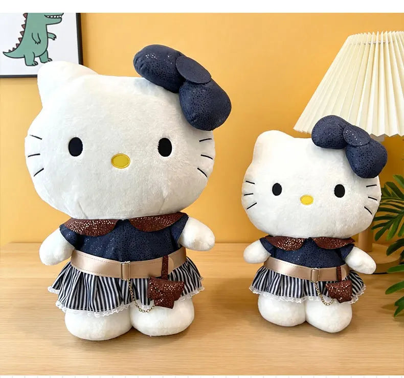 40-80CM Large Big Size Hello Kitty Plushies Sanrio Cartoon Anime Peluche Comfortable Soft Doll Ornament Children's Toy Gifts My Store