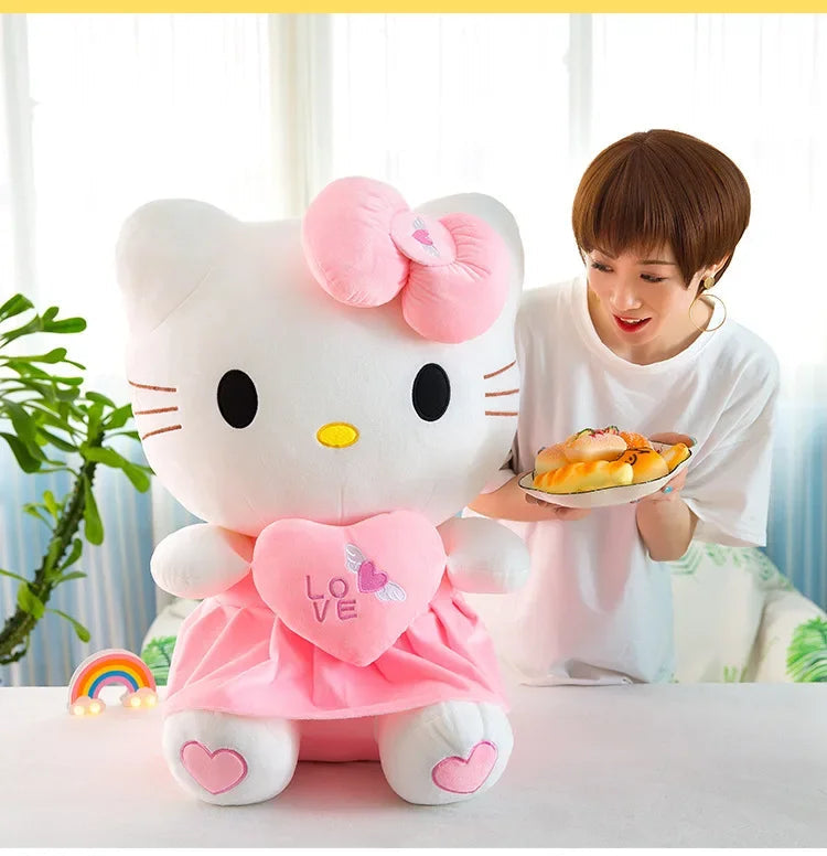 23-30cm Hello Kitty Plush Stuffed Toys Cute Anime Cartoon Soft Pillow Doll For Children Birthday Xmas Gifts My Store