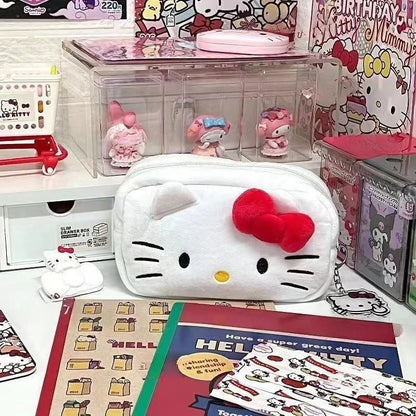 Hello Kitty Bag Pochacco High-capacity Cute Cartoon Stationery Pencil Case Delicate Convenient Students' Supplies Storage Bag My Store