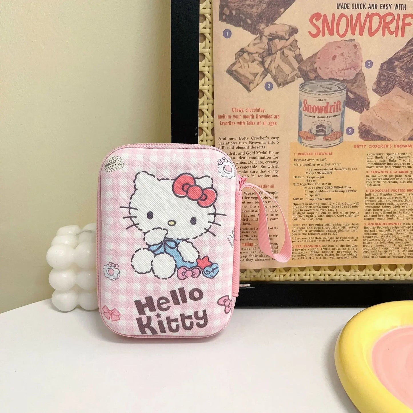 Cartoon Sanrio Data Cable Headphone portable hard drive Storage Bag Charger Protective Case coin purse Travel essentials gifts My Store