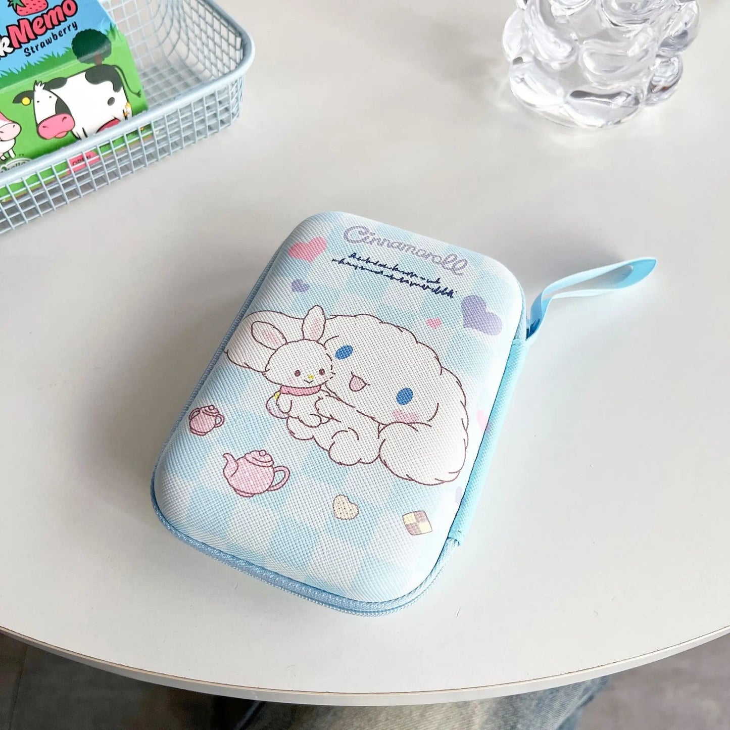 Cartoon Sanrio Data Cable Headphone portable hard drive Storage Bag Charger Protective Case coin purse Travel essentials gifts My Store