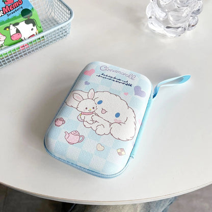 Cartoon Sanrio Data Cable Headphone portable hard drive Storage Bag Charger Protective Case coin purse Travel essentials gifts My Store