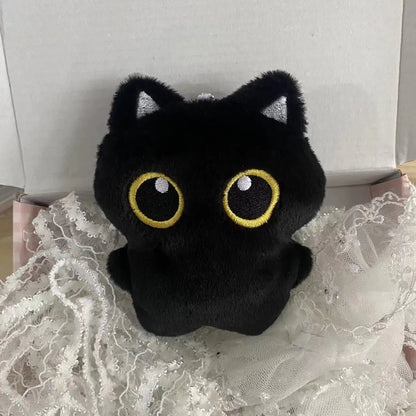 New Cute Black Cat plush toy Doll Small Pendant Cuddly Pillow Cushion Ins Black Cat Plush Toy Doll for Boy Girl Birthday Gifts My Store