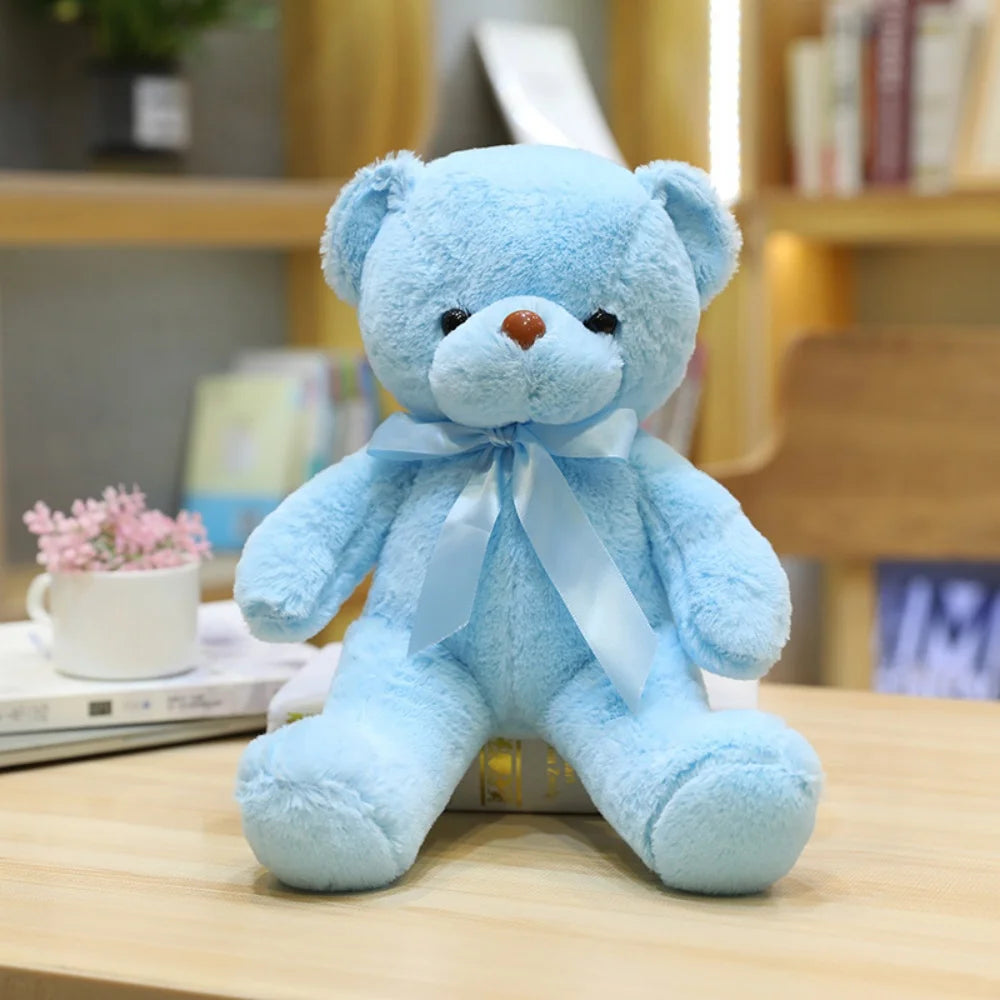 30cm 16 Styles Bear Plush Toy Soft Stuffed Animal Doll Small Pink Gray White Teddy Bear Doll Lovely Birthday Gifts For Girl Boy My Store