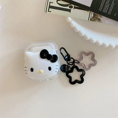 Kawaii Hello Kitty Case for AirPods 1 2 3 Pro, Anime Bluetooth Headset Soft Case for AirPods Pro2 My Store