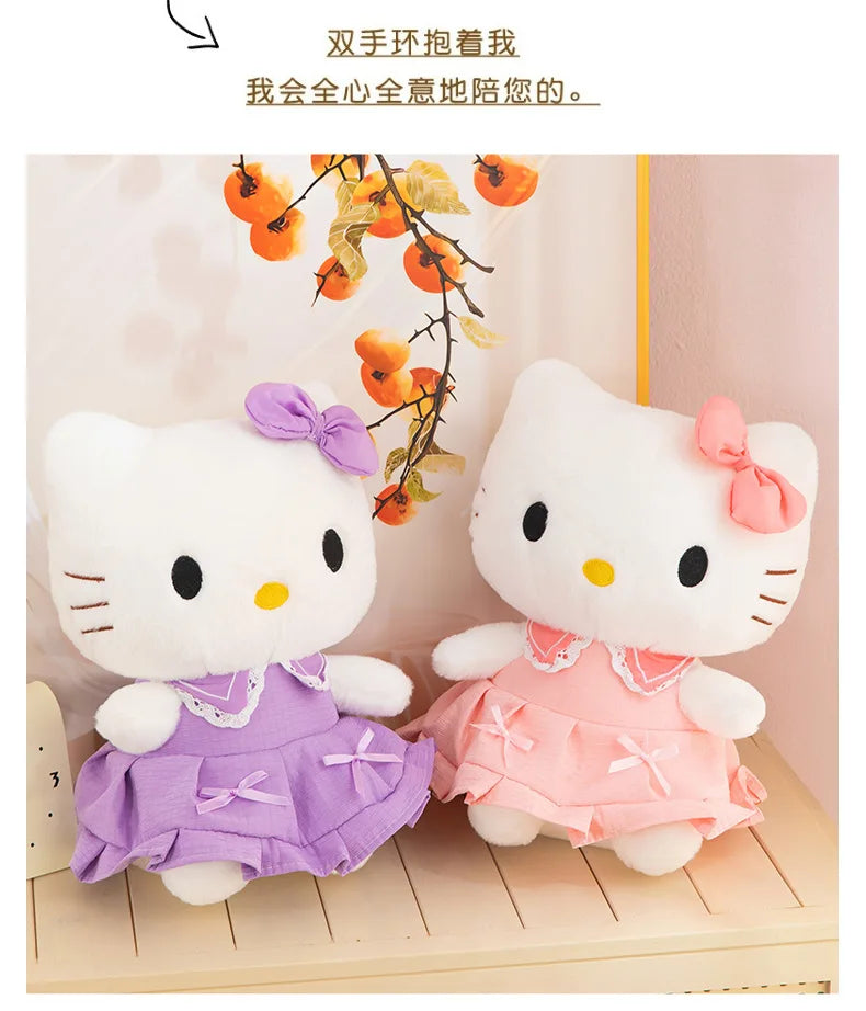 40/50cm Sanrio Hello Kitty Anime Hello Kitty Stuffed Toys Plushier Soft Pillow Birthday Gifts Kawaii Hello Kitty Plush Dolls My Store