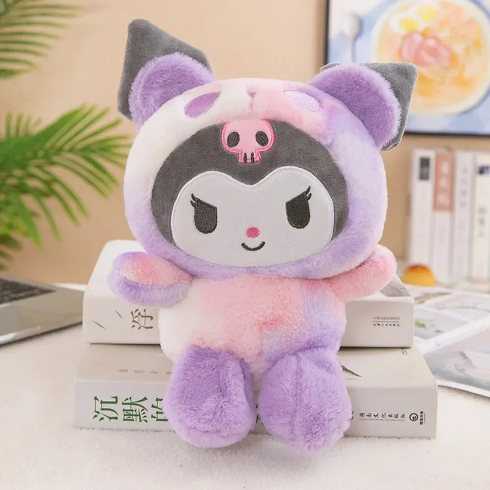 Sanrio 25cm Hello kitty Kuromi Mymelody Cinnamorol Kawaii Anime Plush Toys  Soft Stuffed Doll Plushie Pillow Xmas Gift Decor!!! My Store