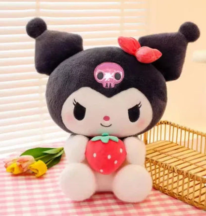 Sanrio 25cm Hello kitty Kuromi Mymelody Cinnamorol Kawaii Anime Plush Toys  Soft Stuffed Doll Plushie Pillow Xmas Gift Decor!!! My Store