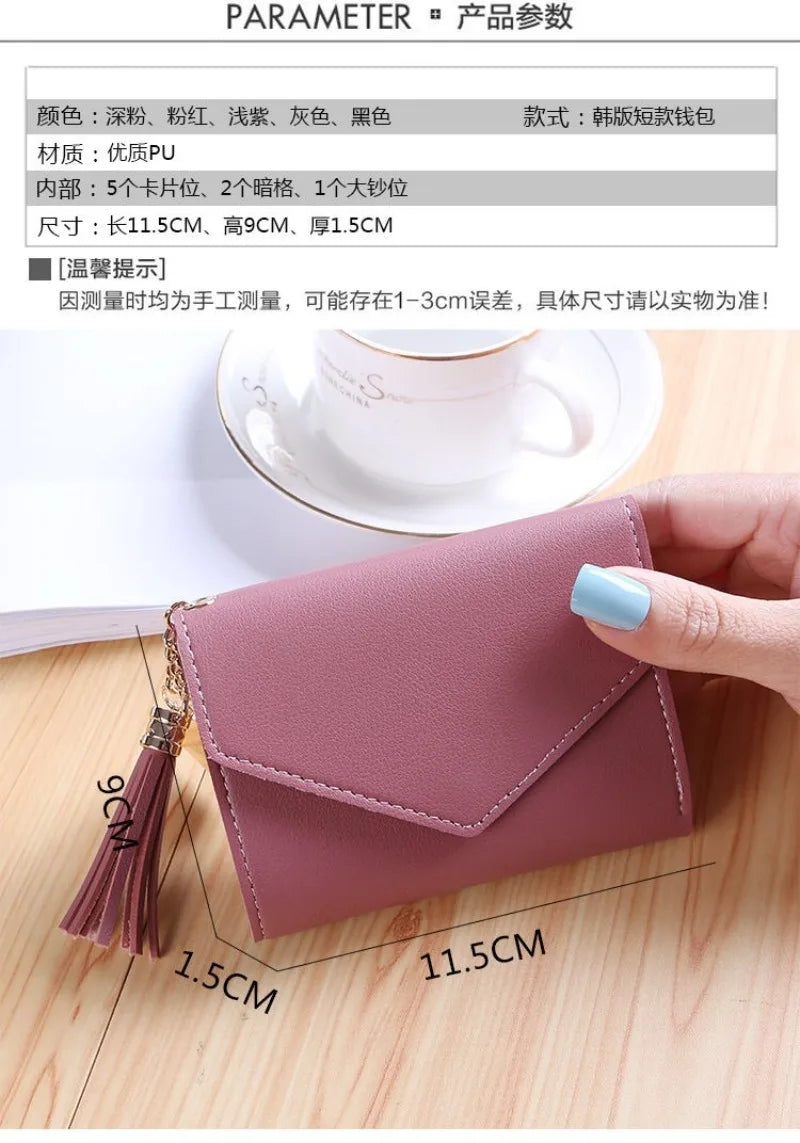 Hello Kitty Wallet PU Lychee Pattern Women Wallets Anime Cartoon New Clutch Money Pouch Trend Fashion Multifunctional Purse Gift My Store