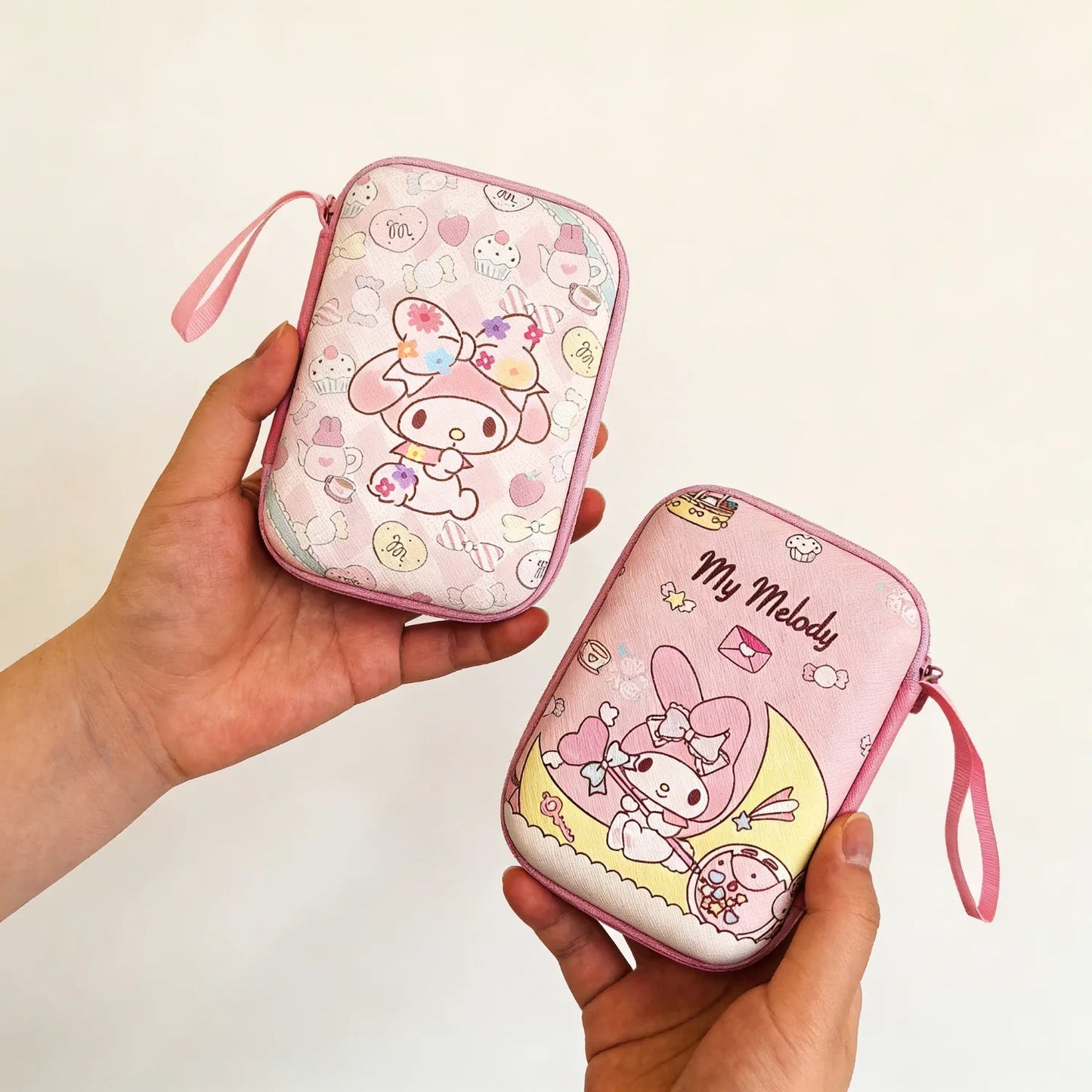 Cartoon Sanrio Data Cable Headphone portable hard drive Storage Bag Charger Protective Case coin purse Travel essentials gifts My Store