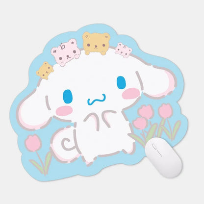 Sanrio Mouse Pad Kawaii Cinnamoroll Non Slip Table Pad Kuromi Melody Y2k Black Pink Coffee Pad Soft Mouse Pad Girl Toy Gift My Store