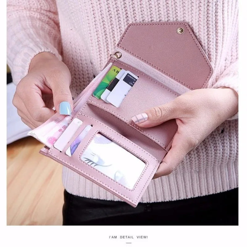 Hello Kitty Wallet PU Lychee Pattern Women Wallets Anime Cartoon New Clutch Money Pouch Trend Fashion Multifunctional Purse Gift My Store