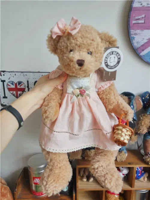 1pc  45cm cute Teddy Bear Plush Toys  Stuffed Animal Doll Teddy Bear with clothes kidz children gifts girl christmas presents My Store