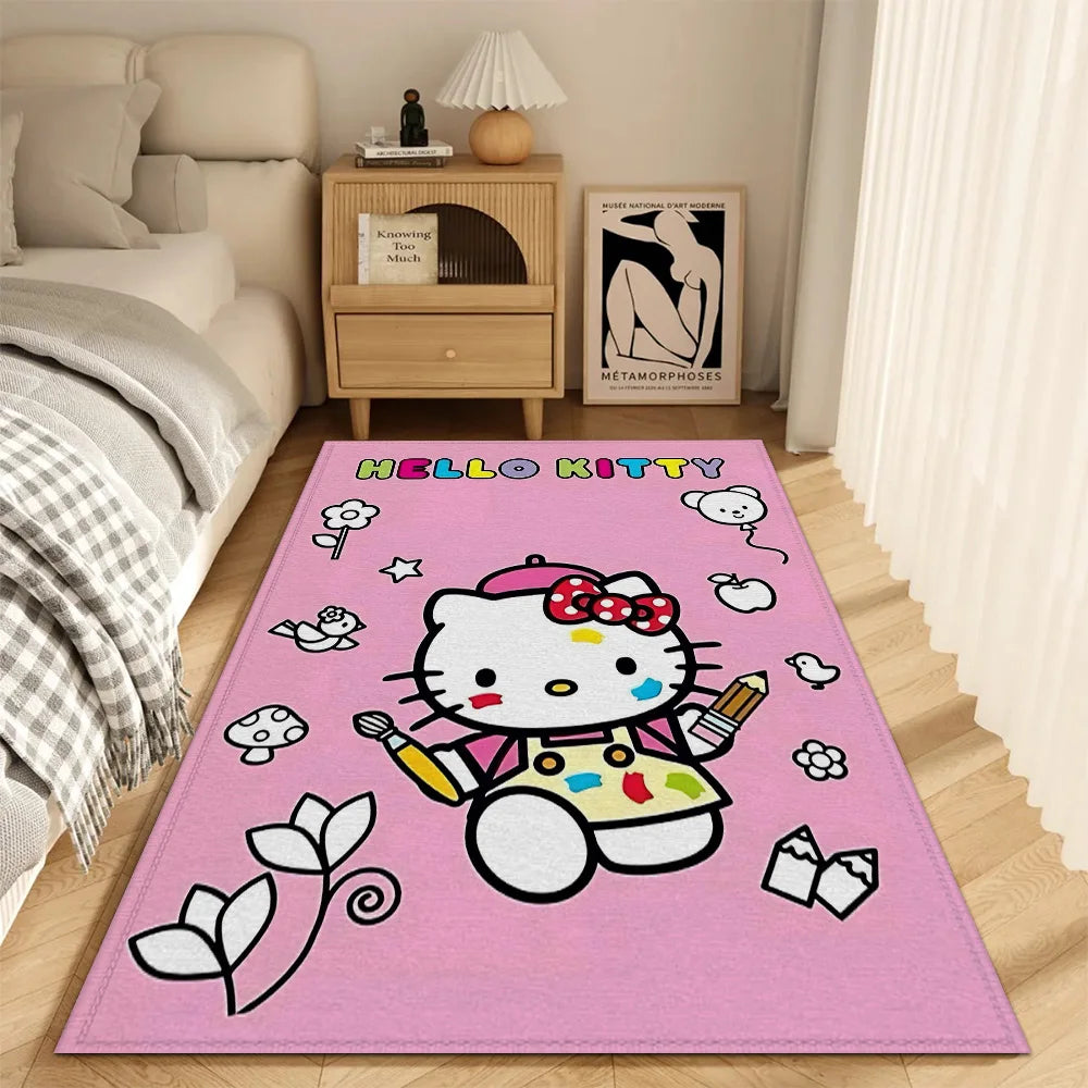 Decoration Rug Mat Bedroom Carpet Room Carpet H-hello Kitty Bath Mats Doormat Entrance Door Rugs Home Carpets Choice Foot Floor My Store