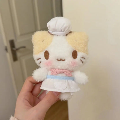 Sanrio Maid Chef Mashumaro Cute Soft Plush Filling Doll Backpack Hanging Ornaments Heart-Shaped Keychain Girl's Birthday Gift My Store